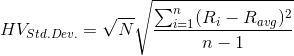 Historical Volatility Formula 2